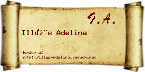 Illés Adelina névjegykártya