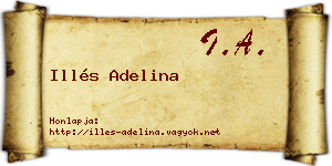 Illés Adelina névjegykártya