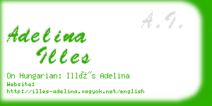 adelina illes business card